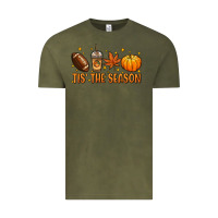 Vintage Olive Tis' the season Vintage Tee - NancyCooperArtShop