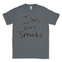 Charcoal Heather handwritten i'm on smoko hot australian lingo the chats Classic Tee - lanVoArt