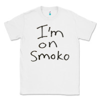 White handwritten i'm on smoko hot australian lingo the chats Classic Tee - lanVoArt