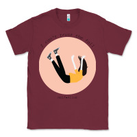 Burgundy half alive the fall Classic Tee - lanVoArt