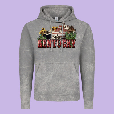 Kentucky 4th Of July Vintage Hoodie Designed By Howdyjamesfarm