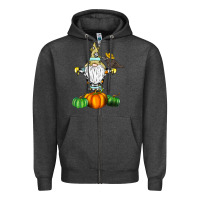 Charcoal Heather Scracrow Zipper Hoodie - CowhideDigitalArt