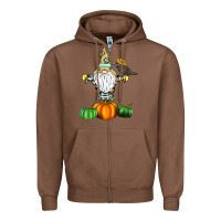 Chestnut Scracrow Zipper Hoodie - CowhideDigitalArt