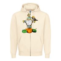 Sandshell Scracrow Zipper Hoodie - CowhideDigitalArt
