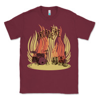 Burgundy the arcade fire Classic Tee - lanVoArt