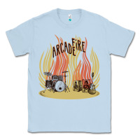 Dusty Blue the arcade fire Classic Tee - lanVoArt