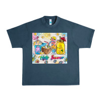 Midnight Navy hello summer coffee cups Urban Heavy Tee - TumblerDesignByShophia