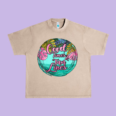 Good Times And Tan Lines Urban Heavy Tee Designed By Jahusdesignshop