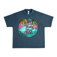 Midnight Navy good times and tan lines Urban Heavy Tee - JahusDesignShop