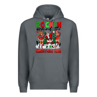 Rock Rockin Around The Christmas Tree Premium Hoodie - FaDigitalArtStudio