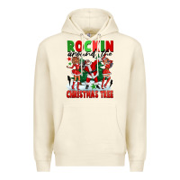 Sandshell Rockin Around The Christmas Tree Premium Hoodie - FaDigitalArtStudio