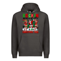 Smoke Rockin Around The Christmas Tree Premium Hoodie - FaDigitalArtStudio