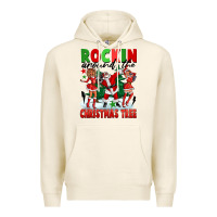 Tofu Rockin Around The Christmas Tree Premium Hoodie - FaDigitalArtStudio
