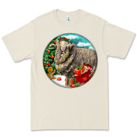 Bone christmas merino wool sheep Premium Tee - LillyAllenDesigns