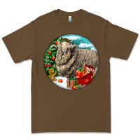Cacao christmas merino wool sheep Premium Tee - LillyAllenDesigns
