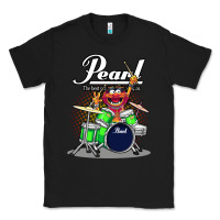 Black animal drummer pearl drums Classic Tee - lanVoArt