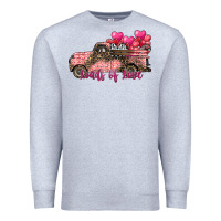 Heather Grey load of love Premium Sweatshirt - SublimationCraftShop