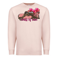 Pale Pink load of love Premium Sweatshirt - SublimationCraftShop