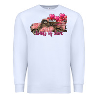 White load of love Premium Sweatshirt - SublimationCraftShop