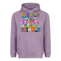 Lavender 100 Days Of Making The Whole Class Shimmer Heavyweight Hoodie - CowhideDigitalArt