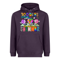 Plum 100 Days Of Making The Whole Class Shimmer Heavyweight Hoodie - CowhideDigitalArt