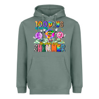 Sage 100 Days Of Making The Whole Class Shimmer Heavyweight Hoodie - CowhideDigitalArt