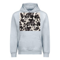 Heather Grey black and white cowhide tumbler Urban Hoodie - BarkalooDesign