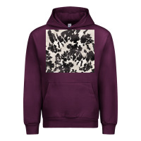 Mauve Wine black and white cowhide tumbler Urban Hoodie - BarkalooDesign