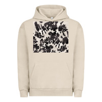 Pigment French Oak black and white cowhide tumbler Urban Hoodie - BarkalooDesign