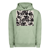 Pigment Oil Green black and white cowhide tumbler Urban Hoodie - BarkalooDesign