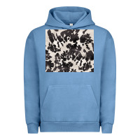 Pigment Pebble Blue black and white cowhide tumbler Urban Hoodie - BarkalooDesign