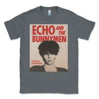 Charcoal Heather echo and the bunnymen Classic Tee - lanVoArt
