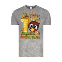 Cloud Rock My 1st Thanksgiving with turkey Vintage Tee - NancyCooperArtShop
