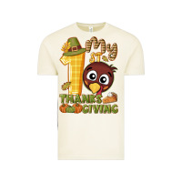 Vintage Arctic My 1st Thanksgiving with turkey Vintage Tee - NancyCooperArtShop