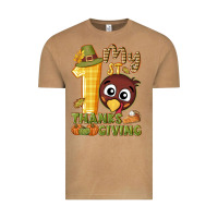 Vintage Camel My 1st Thanksgiving with turkey Vintage Tee - NancyCooperArtShop