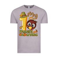 Vintage Zinc My 1st Thanksgiving with turkey Vintage Tee - NancyCooperArtShop