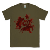 Army Green mark of the malkavian Classic Tee - lanVoArt