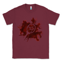 Burgundy mark of the malkavian Classic Tee - lanVoArt
