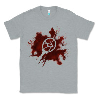 Heather Grey mark of the malkavian Classic Tee - lanVoArt