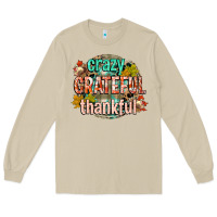 Mushroom crazy grateful thankful Long Sleeve Tee - CowGirlArtShop