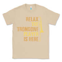 Mushroom relax the trombone player is here gift trombone gifts Classic Tee - lanVoArt