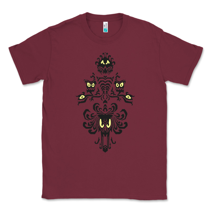 Haunted Mansion Wallpaper Classic Tee by lanVoArt | Teevron