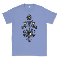 Colony Blue haunted mansion wallpaper Classic Tee - lanVoArt