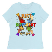 Baby Blue just different not less Ladies Tee - Artiststas