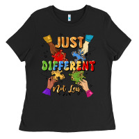 Black just different not less Ladies Tee - Artiststas
