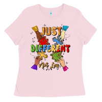 Bubblegum Pink just different not less Ladies Tee - Artiststas