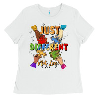 White just different not less Ladies Tee - Artiststas
