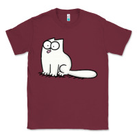 Burgundy simon's cat 1 Classic Tee - lanVoArt
