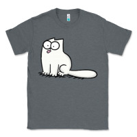 Charcoal Heather simon's cat 1 Classic Tee - lanVoArt