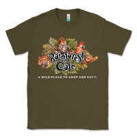 Army Green rainforest cafe t shirts gift for fans Classic Tee - lanVoArt